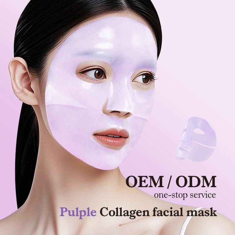 Colorful Vegetarian Collagen Facial Mask OEM