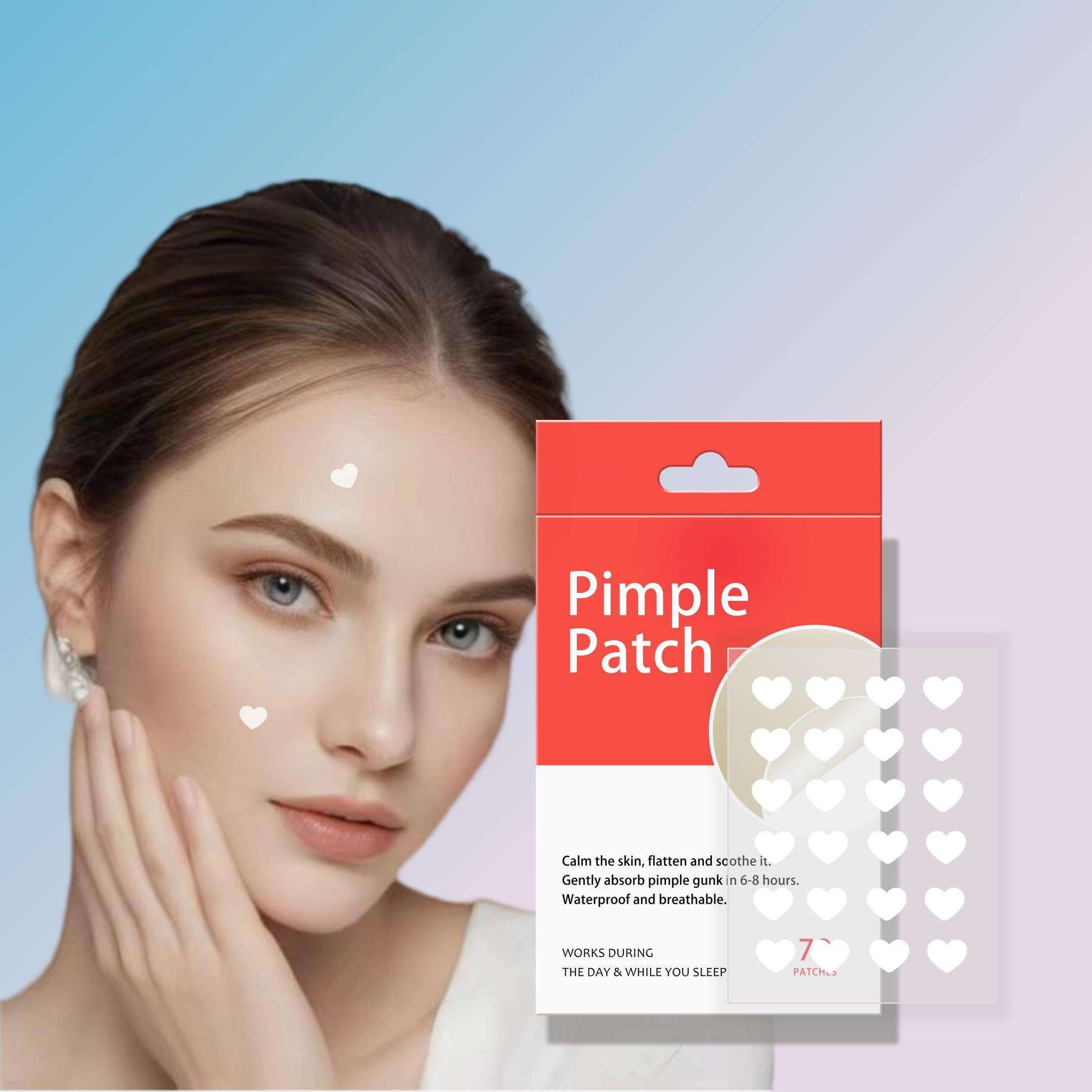 Invisible Heart Acne Patches | OEM & Private Label