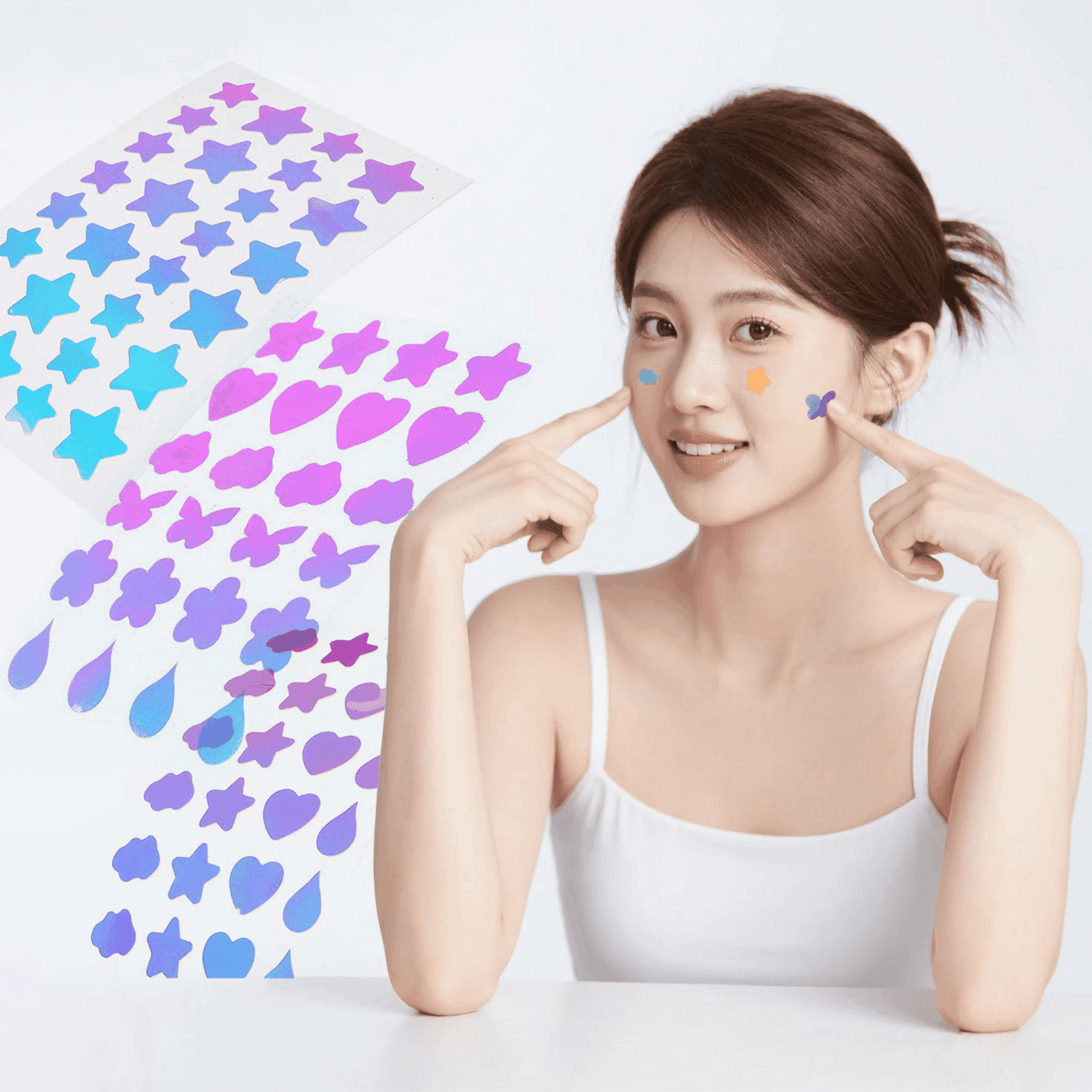 OEM Holographic Acne Patch – Customizable Hydrocolloid Pimple Patches