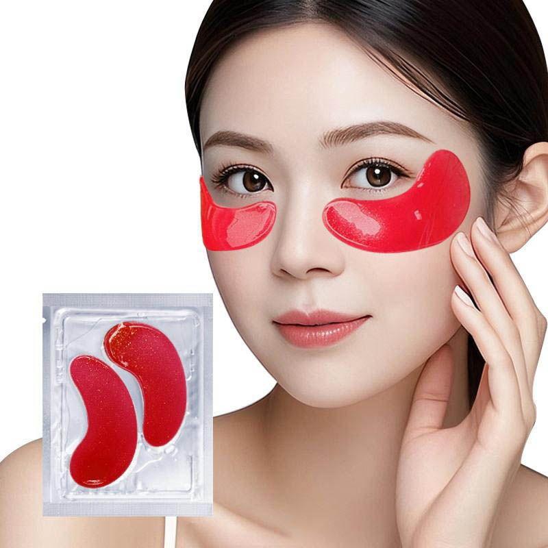 OEM Red Ginseng Hydrogel Eye Patch | Anti-Wrinkle & Revitalizing