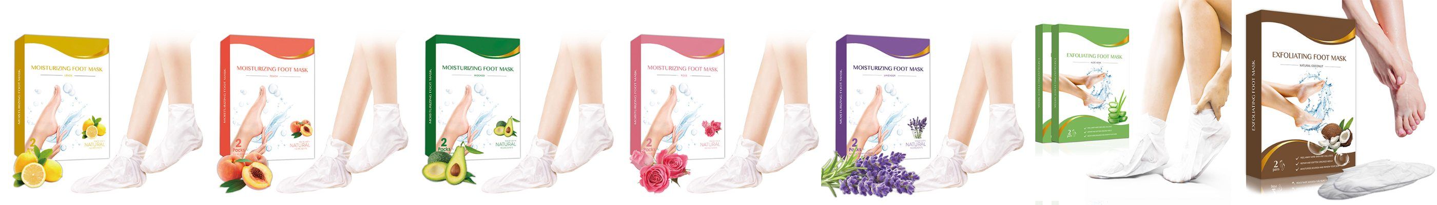 exfoliating foot mask available variants