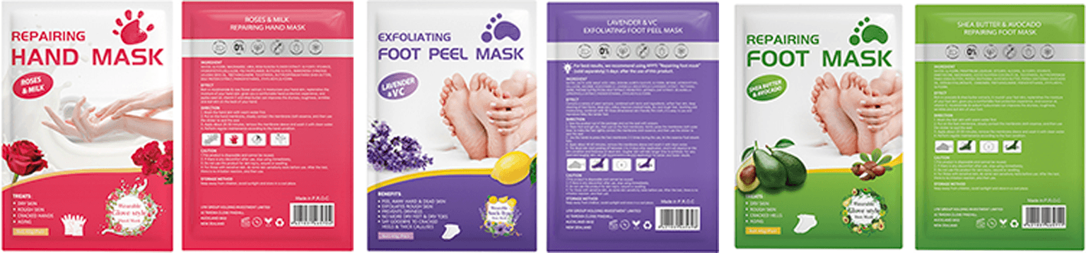 foot mask available variants