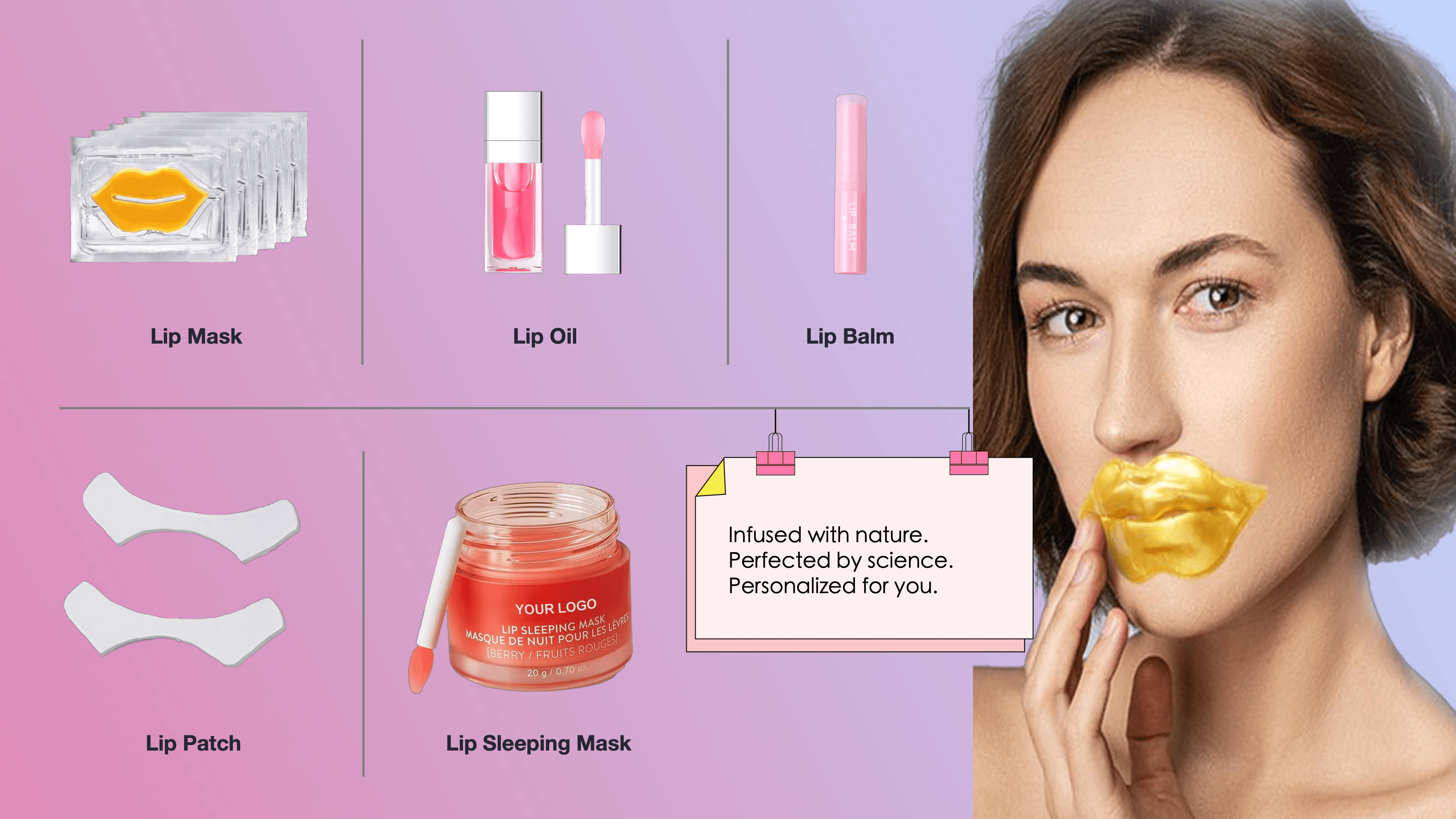 Lip care products including moisturizing lip masks