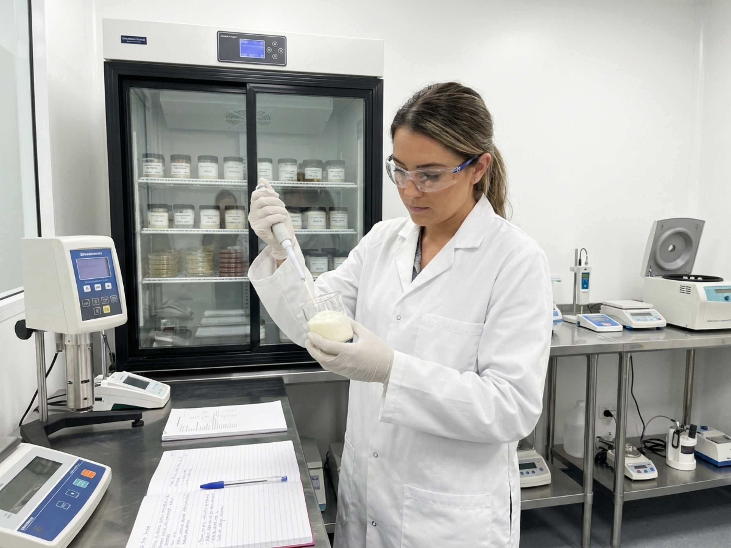 laboratory testing for PDRN face mask stability and quality control