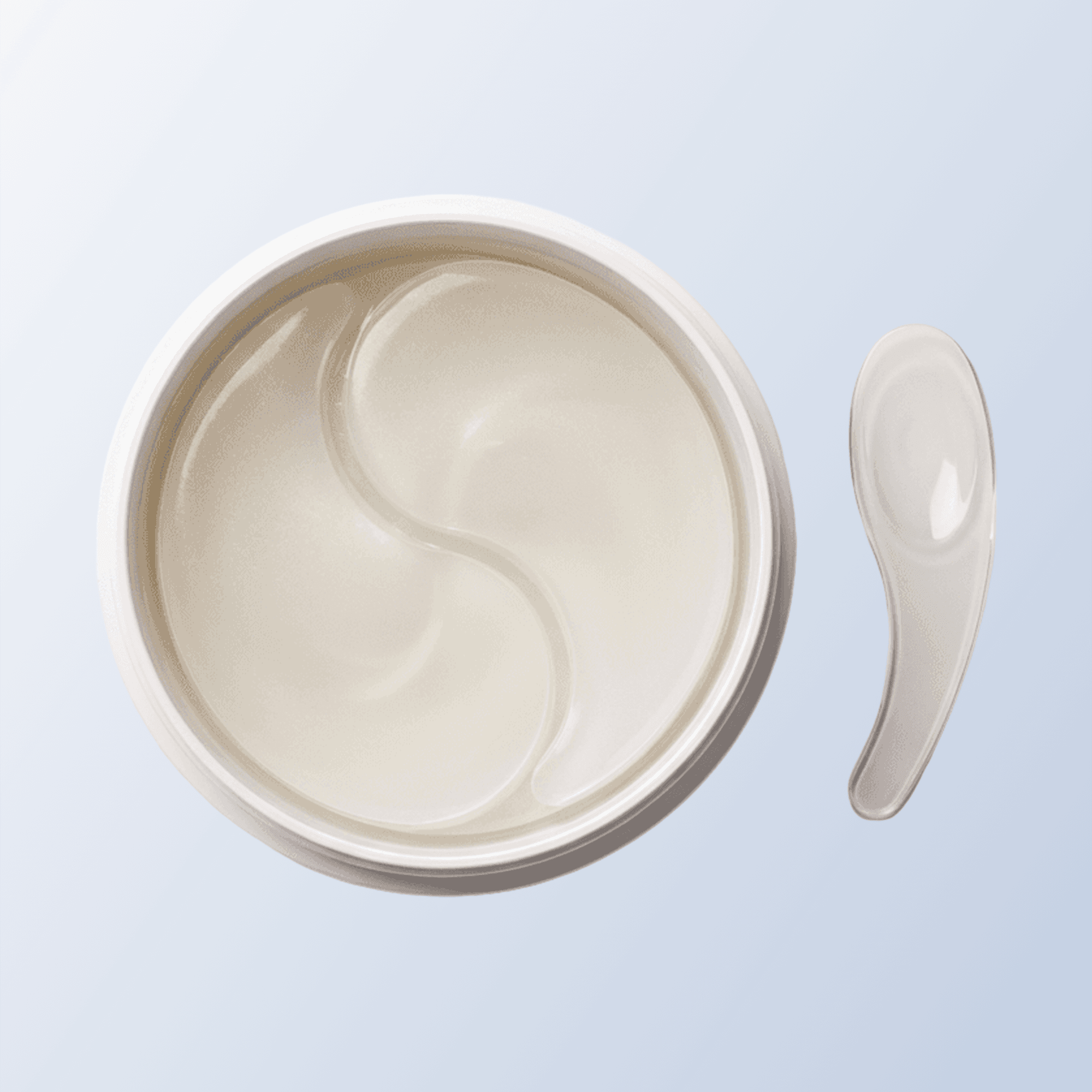 Premium White-to-Transparent Hydrogel Eye Patch
